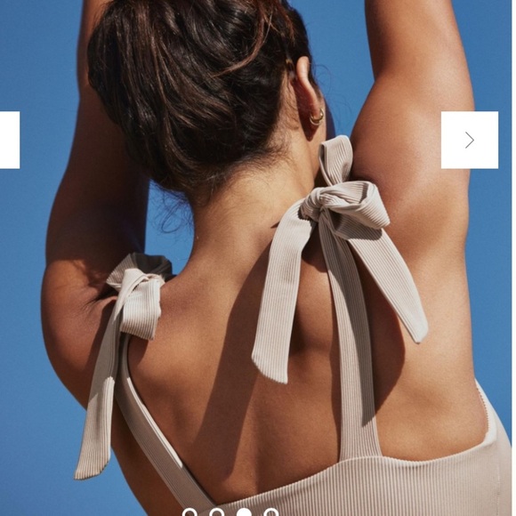 New! Beach Riot Sydney ribbed belted One-Piece Swimsuit 3350 - Picture 3 of 11